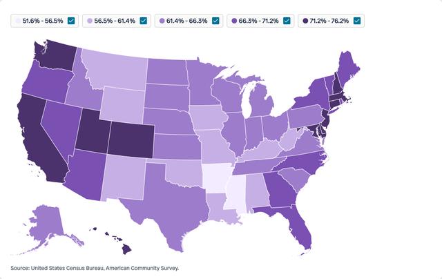 Visual for Indicator Internet Access for 2024