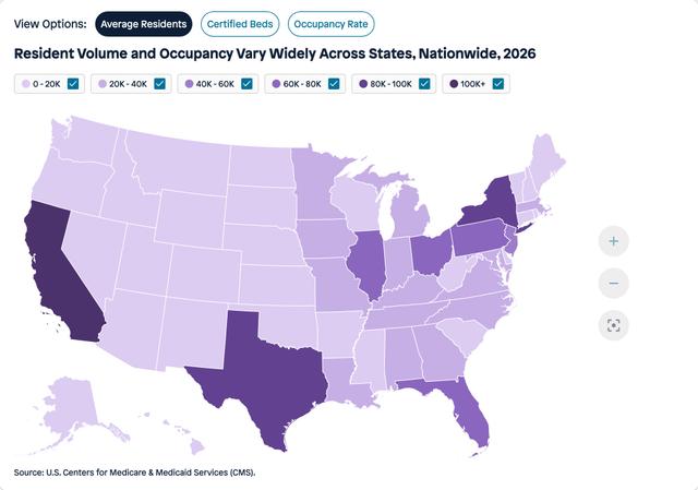 Visual for Indicator Average Residents for 2026