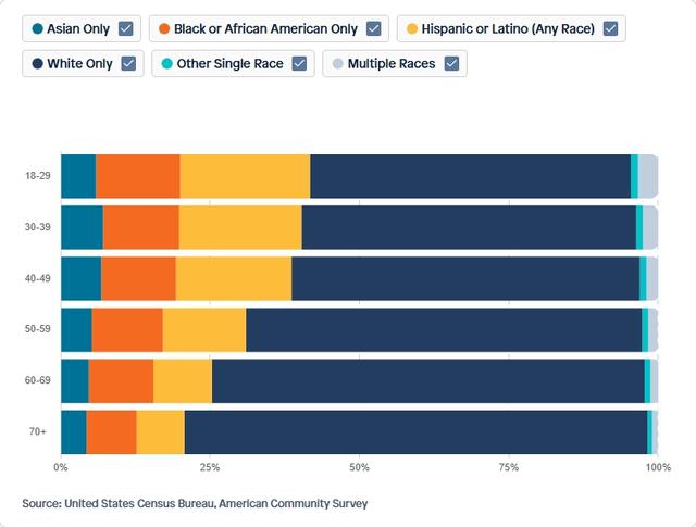 Visual for Indicator Race & Ethnicity for 2020