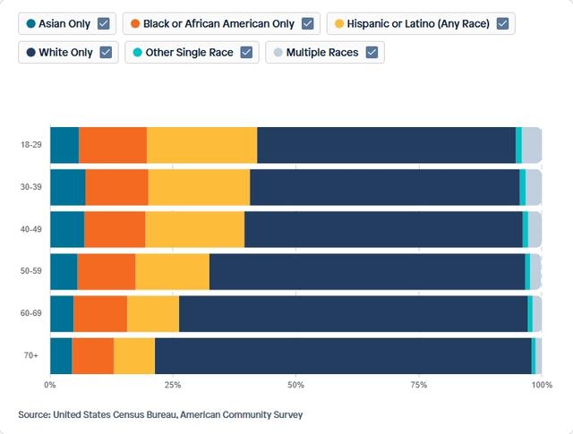 Visual for Indicator Race & Ethnicity for 2022