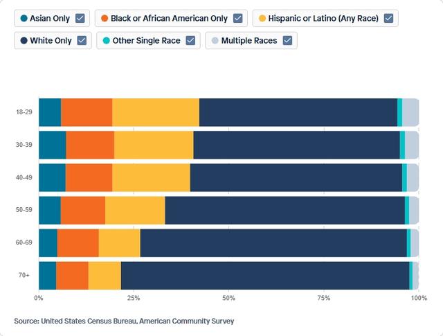 Visual for Indicator Race & Ethnicity for 2023